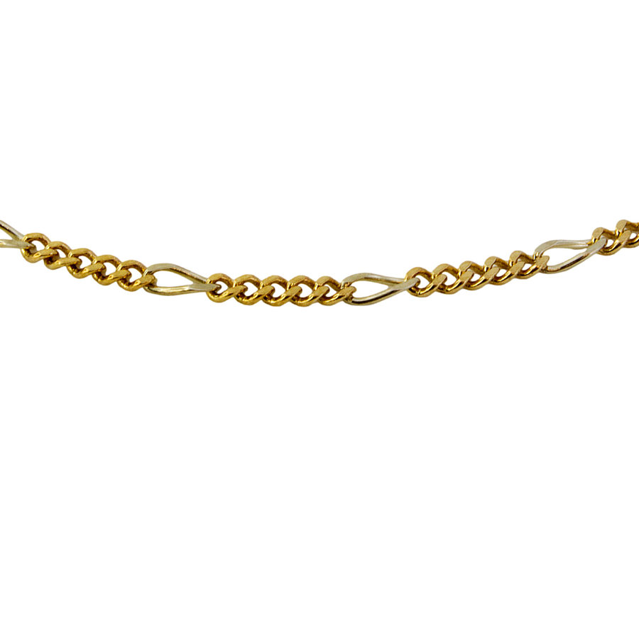 9ct gold 4.6g 18 inch figaro Chain